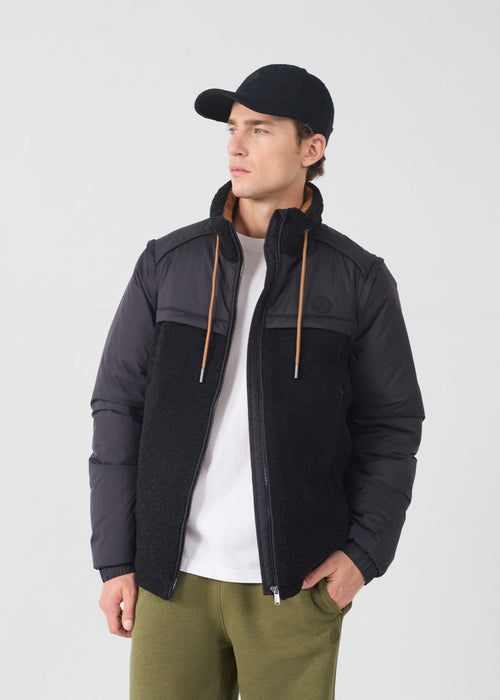daunenjacke sherpa Schwarz Oleg - JOTT - 3