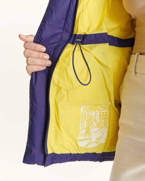 daunenjacke mit Kapuze Extreme Kälte Nachtblau Luxe 2.0 - JOTT - 4