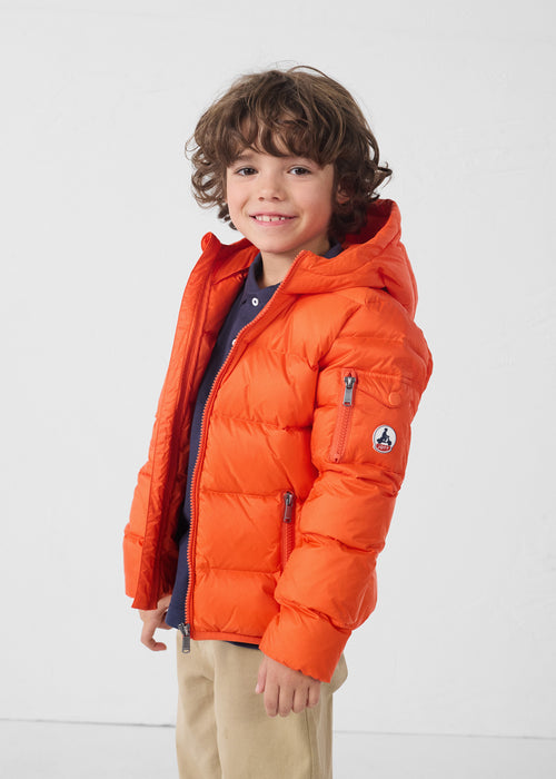 daunenjacke kinder kapuze Extreme Kälte Feuerrot Kazan - JOTT - 3