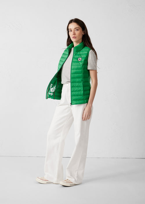daunenjacke , ärmellose daunenjacke in Tropischgrün Seda – JOTT – 3