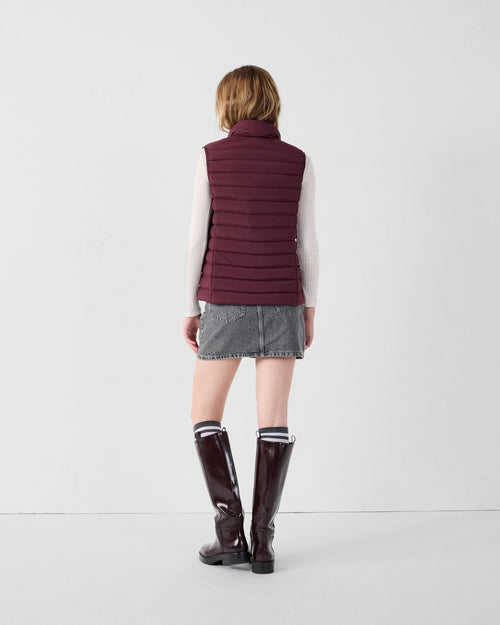 daunenjacke ärmellos stretch Kirsche schwarz Grenada - JOTT - 4