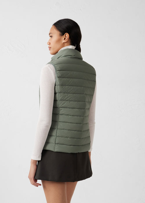 daunenjacke aus Stretchmaterial in Salbeigrün Grenada – JOTT – 4