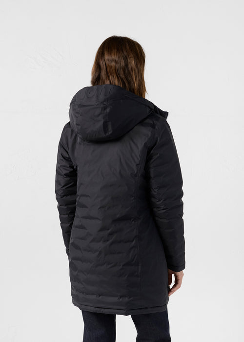 daunenjacke lang reversibel Schwarz/Kobaltblau Verone - JOTT - 4