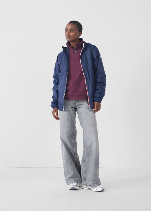 Sweatshirt mit halbem Reißverschluss Kirsche schwarz Line - JOTT - 3