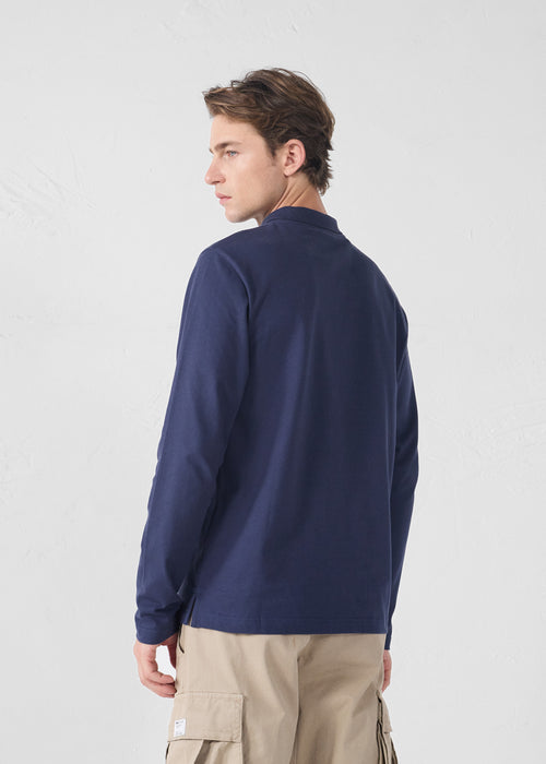 Klassisches Polo-Shirt Marine Joao - JOTT - 4