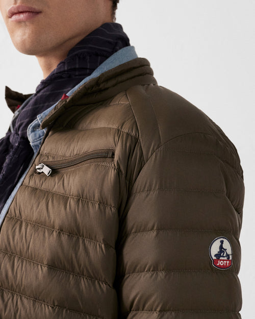 daunenjacke Bikerdaunenjacke Army Alek – JOTT – 5