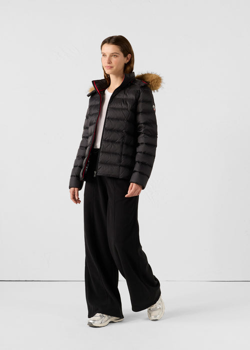 daunenjacke mit Kapuze Extreme Kälte Schwarz Luxe - JOTT - 3