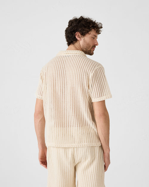 Polo-Shirt aus Baumwollmaschenware Naturel Bruno - JOTT - 4