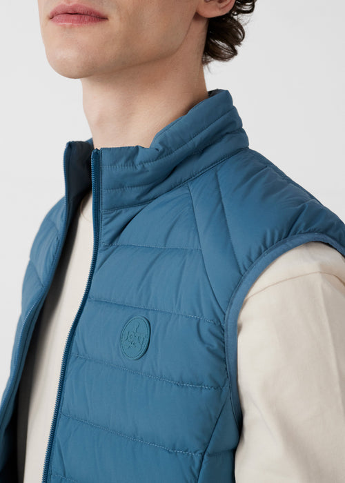 daunenjacke aus Stretchstoff in der Farbe „Encre de mer Arafo“ – JOTT – 5