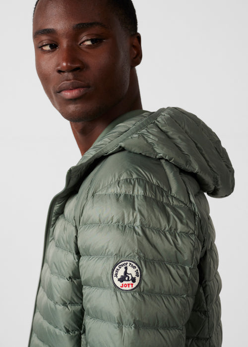 daunenjacke mit Kapuze in Salbeigrün Nico - JOTT - 5