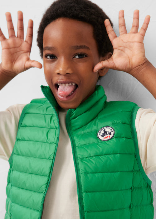 daunenjacke für Kinder, tropischgrün Zoe – JOTT – 5