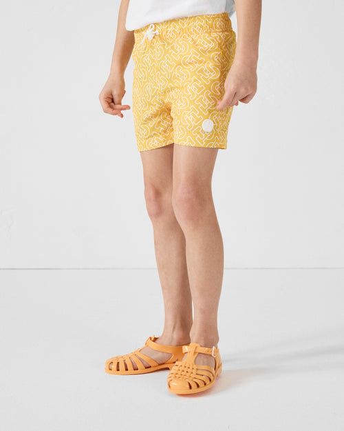 Badeanzug Mono Sonnenblume Mimosa Monogram - JOTT - 4