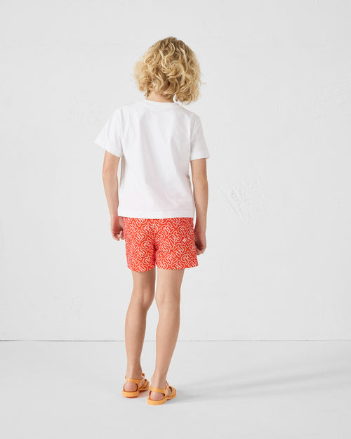 Badeanzug Mono feuerrot Mimosa Monogram - JOTT - 5