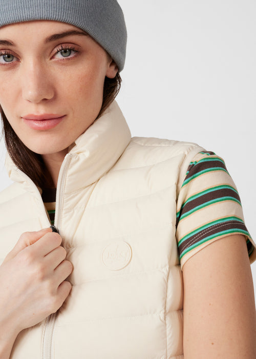 daunenjacke ärmellos stretch natur Grenada - JOTT - 5