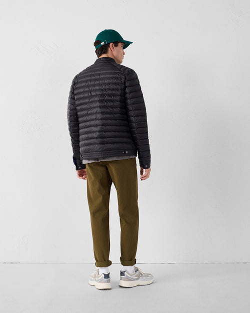 daunenjacke biker kragen Schwarz Bastien - JOTT - 4