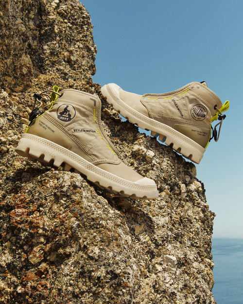 Halbschuhe Beige Samena Travel Lite JOTT x PALLADIUM