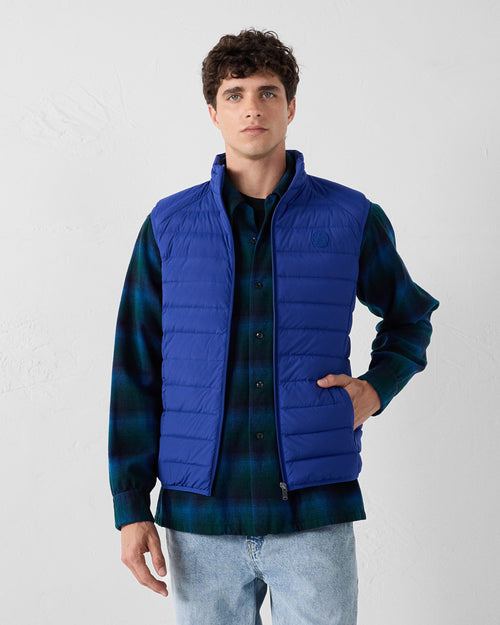 daunenjacke ärmellos stretch kobaltblau Arafo - JOTT - 3