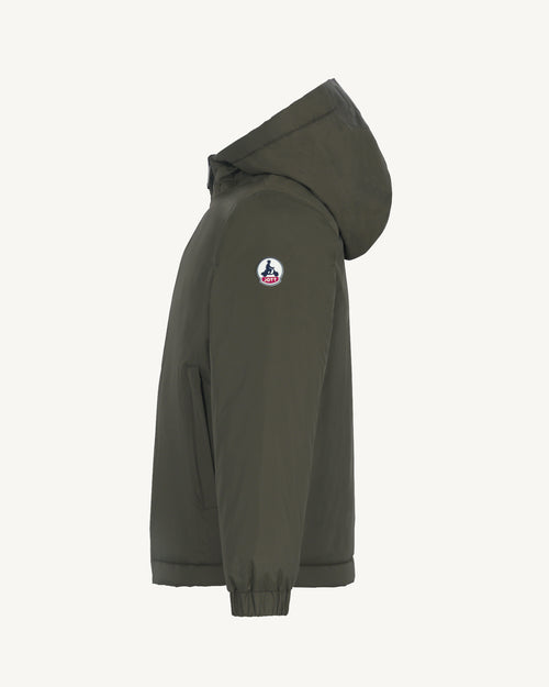 daunenjacke kind mit kapuze Ultralight Army/Rose Pulver Kyoto 2.0 - JOTT - 3