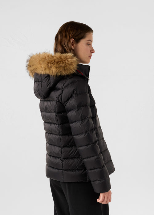 daunenjacke mit Kapuze Extreme Kälte Schwarz Luxus - JOTT - 4