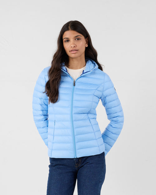 leichte daunenjacke mit Kapuze Kristallblau Cloe - JOTT - 3
