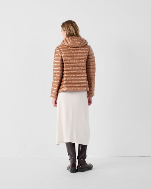 daunenjacke leicht mit Kapuze Roter Zucker Cloe shiny - JOTT - 4