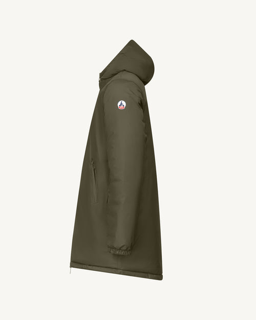 daunenjacke lang Reversible Kapuze Army/Beige Amsterdam 2.0 - JOTT - 3