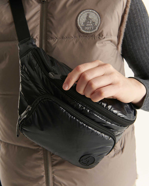 Bauchtasche lackiert Schwarz Dena 2.0 - JOTT - 2