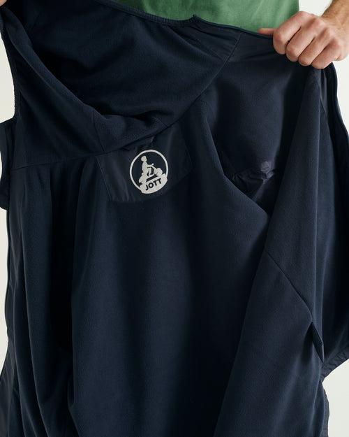 Regenmantel mit Fleecefutter Marine Derry Polar - JOTT - 2