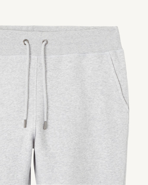 Jogginghose für Männer aus biologischer Baumwolle Grau meliert Santiago - JOTT - 5