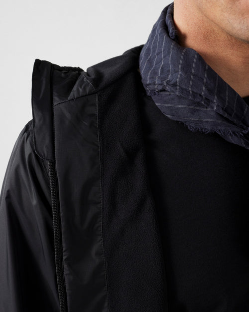 Regenmantel lang mit Fleece gefüttert Schwarz Oban Polar - JOTT - 2