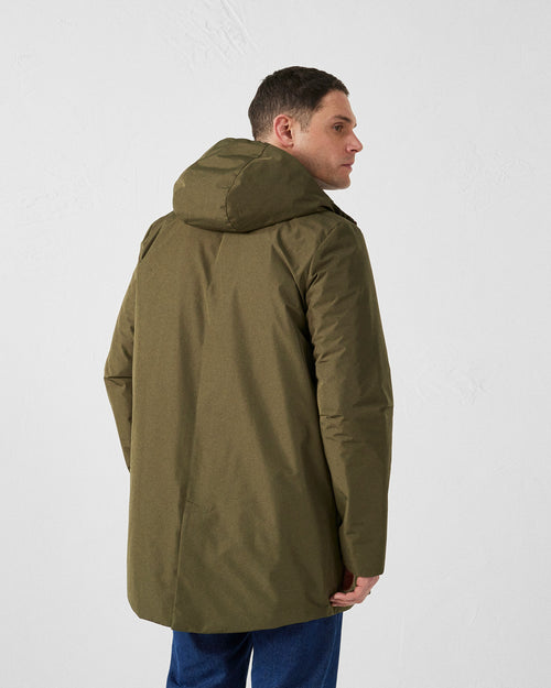 Ultraleichte lange Kapuzenjacke Army Boris - JOTT - 4