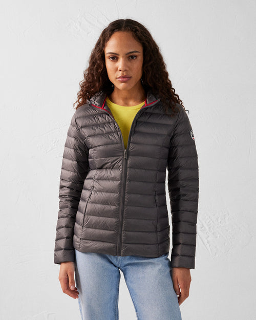 leichte daunenjacke mit Kapuze Anthrazit Cloe - JOTT - 3