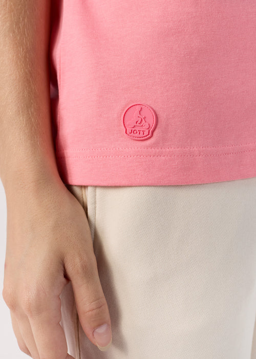 T-Shirt mit Rundhalsausschnitt Vibrant pink Lucia - JOTT - 5