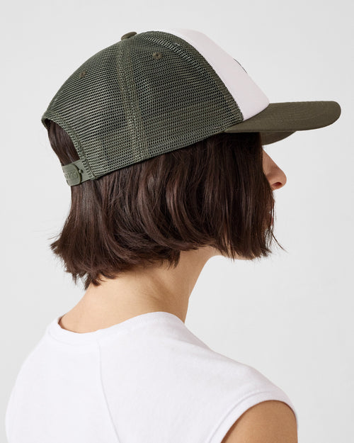 Zweifarbige Netzmütze Army/White/Army Sail 2.0 - JOTT - 5