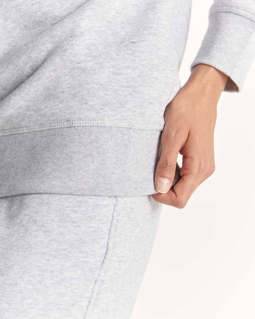 Sweatshirt aus Bio-Baumwolle Grau meliert Elvas - JOTT - 2