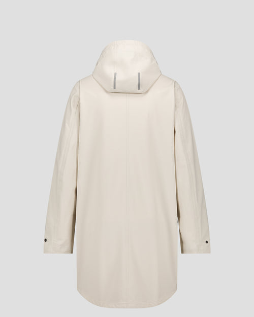 Unisex-Regenmantel in mittlerer Länge, Naturfarben, Zerti – JOTT – 3