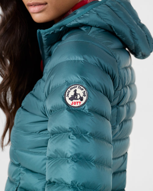 daunenjacke leicht mit kapuze Deep lake Cloe - JOTT - 5