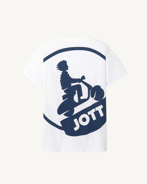 Gemischtes T-Shirt aus biologischer Baumwolle Blanc Pietro - JOTT - 3