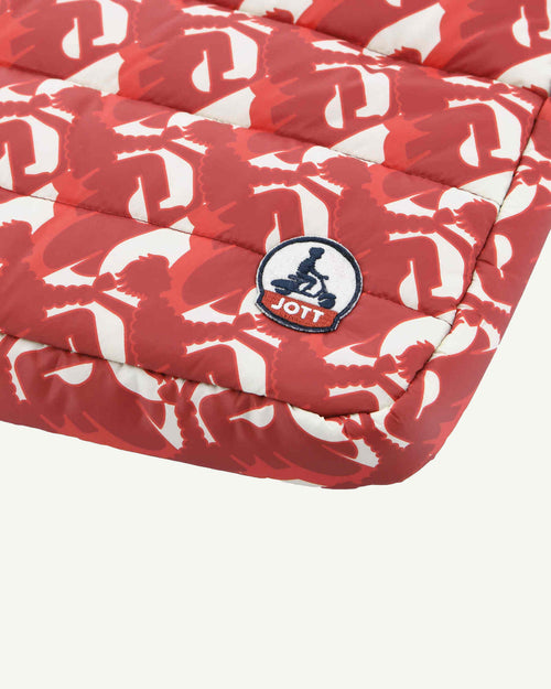 Computerhülle Monogram leuchtend rot Hateya - JOTT - 3