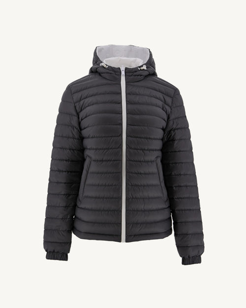 daunenjacke reversible mit Kapuze Weiß/Anthrazit Wien - JOTT - 2