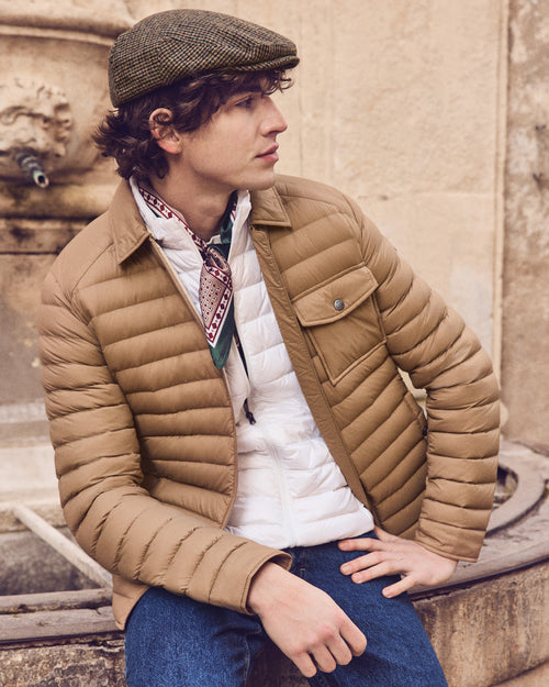 Down jacket overshirt light Fauve Dane - JOTT - 3