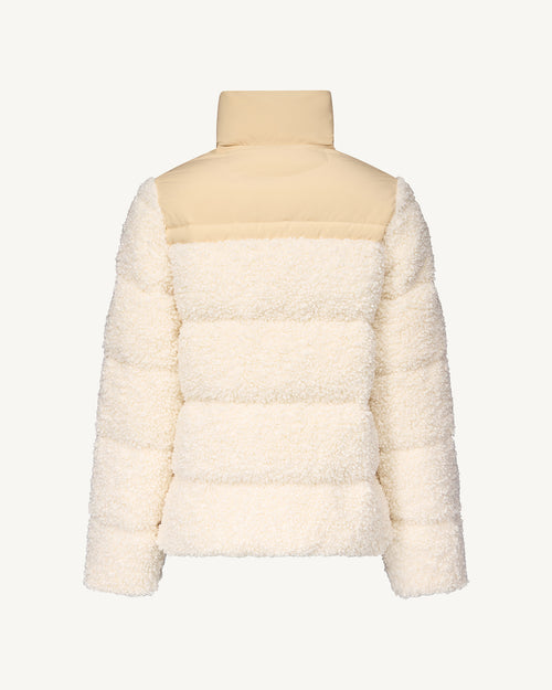 Sana Ivory Extreme Cold Sherpa Down jacket - JOTT - 4