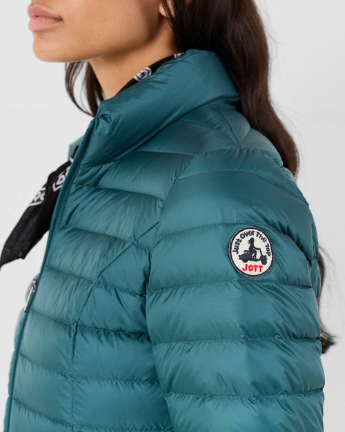 Down jacket light Deep lake Cha - JOTT - 5