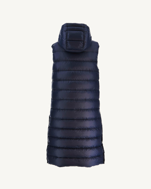 Down jacket long straight hooded Marine Lola - JOTT - 4