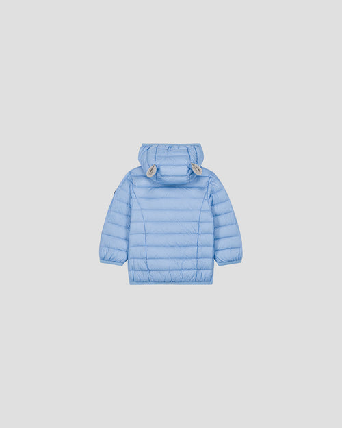 Baby Down jacket with Mael crystal blue ears - JOTT - 3