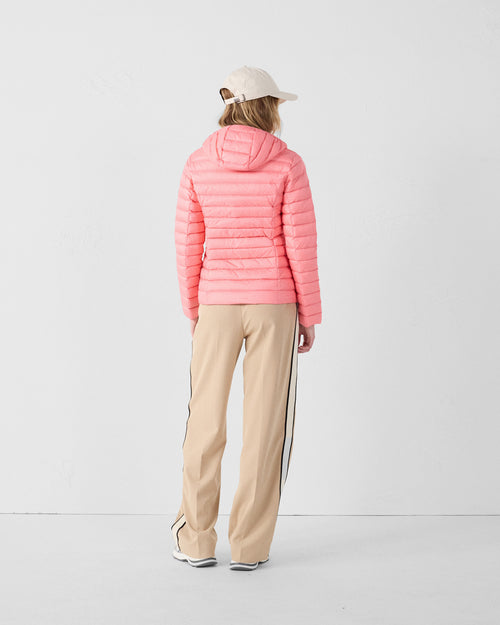 Down jacket light with hood Vibrant pink Cloe - JOTT - 4