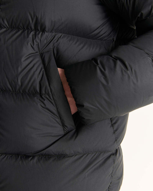 Down jacket short hooded Black Prestige 2.0 - JOTT - 3