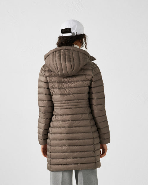 Long hooded Down jacket Taupe Vero 2.0 - JOTT - 5