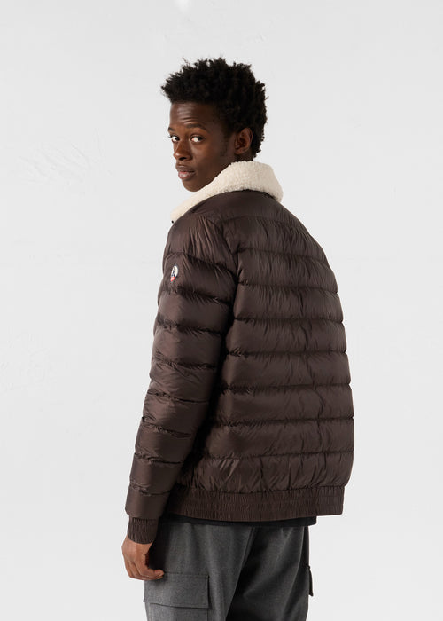 Down jacket aviateur Café noir Chuck - JOTT - 4
