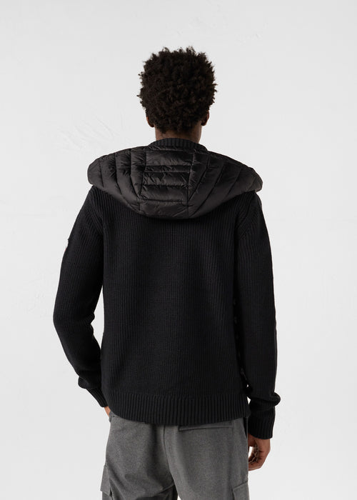 Down jacket bi-material Black Jumping - JOTT - 4